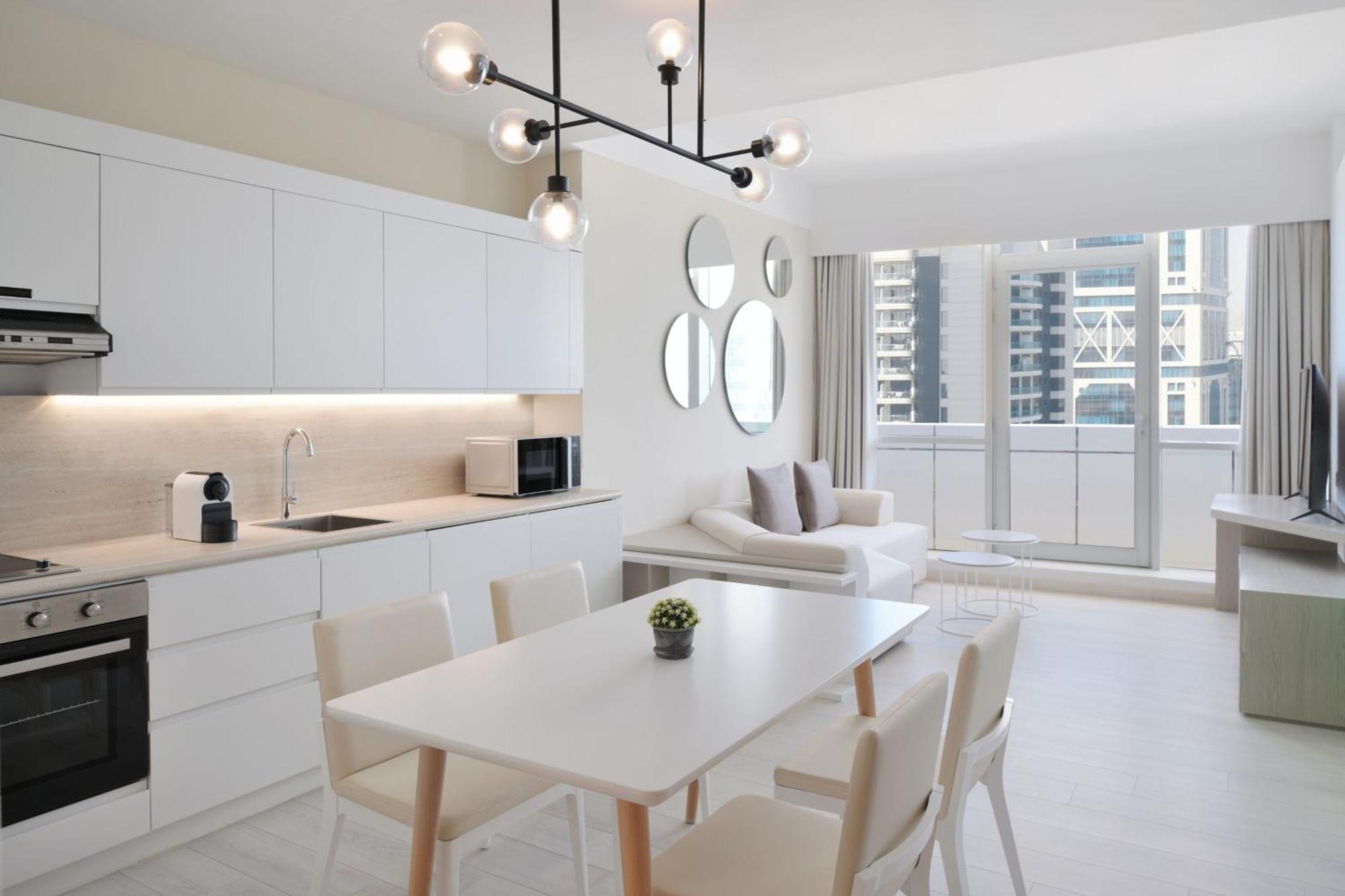 Element By Westin West Bay Doha Hotel Exterior photo A 3D rendering of a kitchen